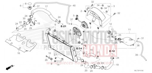 RADIATEUR CB1000GTT de 2026